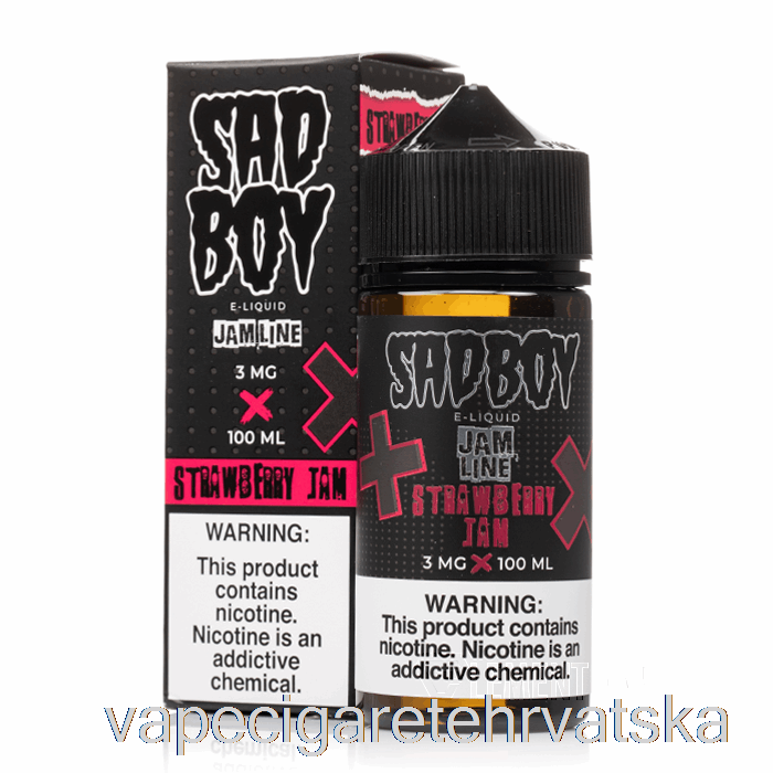 Vape Hrvatska Džem Od Jagoda - Sadboy - 100ml 3mg